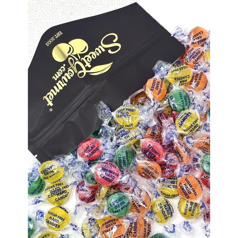 SweetGourmet Sugar-Free Assorted Fruit Mix Hard Candy, Lemon