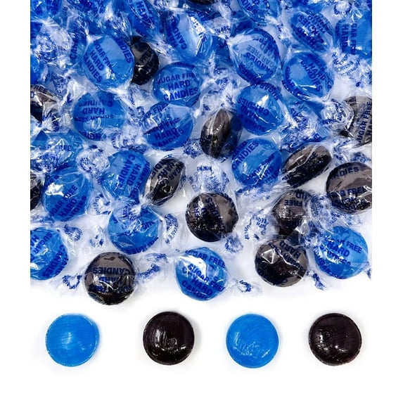 SweetGourmet Sugar-Free Berry Mix Hard Candy | Blue Raspberry, Blackberry | 5 Pounds