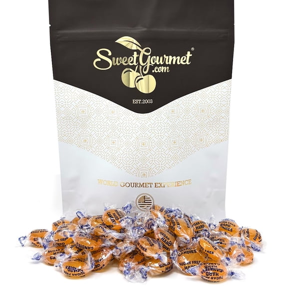 Sweet Gourmet Sugar-Free Butterscotch Hard Candy, 1 lb Bag - Walmart.com