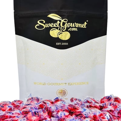 SweetGourmet Sugar-Free Cinnamon Discs Hard Candy, Individually Wrapped, 1 Pound, Fat-Free, Gluten-Free, 90 Pieces