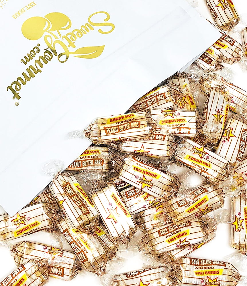SweetGourmet Sugar Free Peanut Butter Bar Candy 3 Pounds