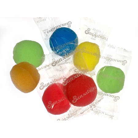 SweetGourmet Truly Fruit Wrapped Soft Jells Candy | Assorted Fruits | 2 Pounds