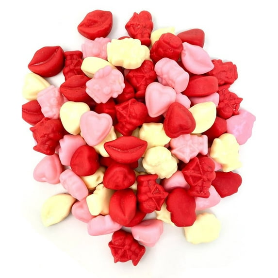 SweetGourmet Valentine Mello Cremes | Valentine's Day Candy | Bulk Unwrapped | 1 Lb