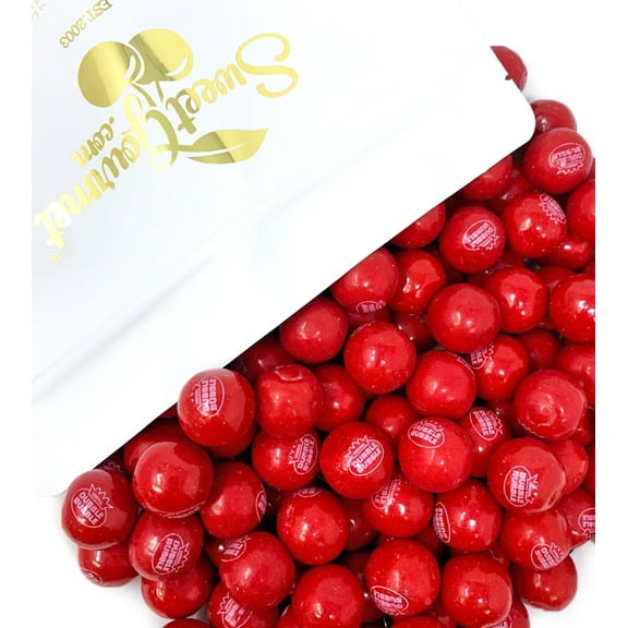 SweetGourmet Very Cherry Dubble Bubble Gumballs | Candy Filled Bubble Gum Balls 1" | 3 Pounds