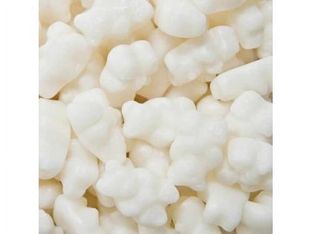 SweetGourmet White StrawberryBanana Gummy Bears Bulk Candy 1 Pound