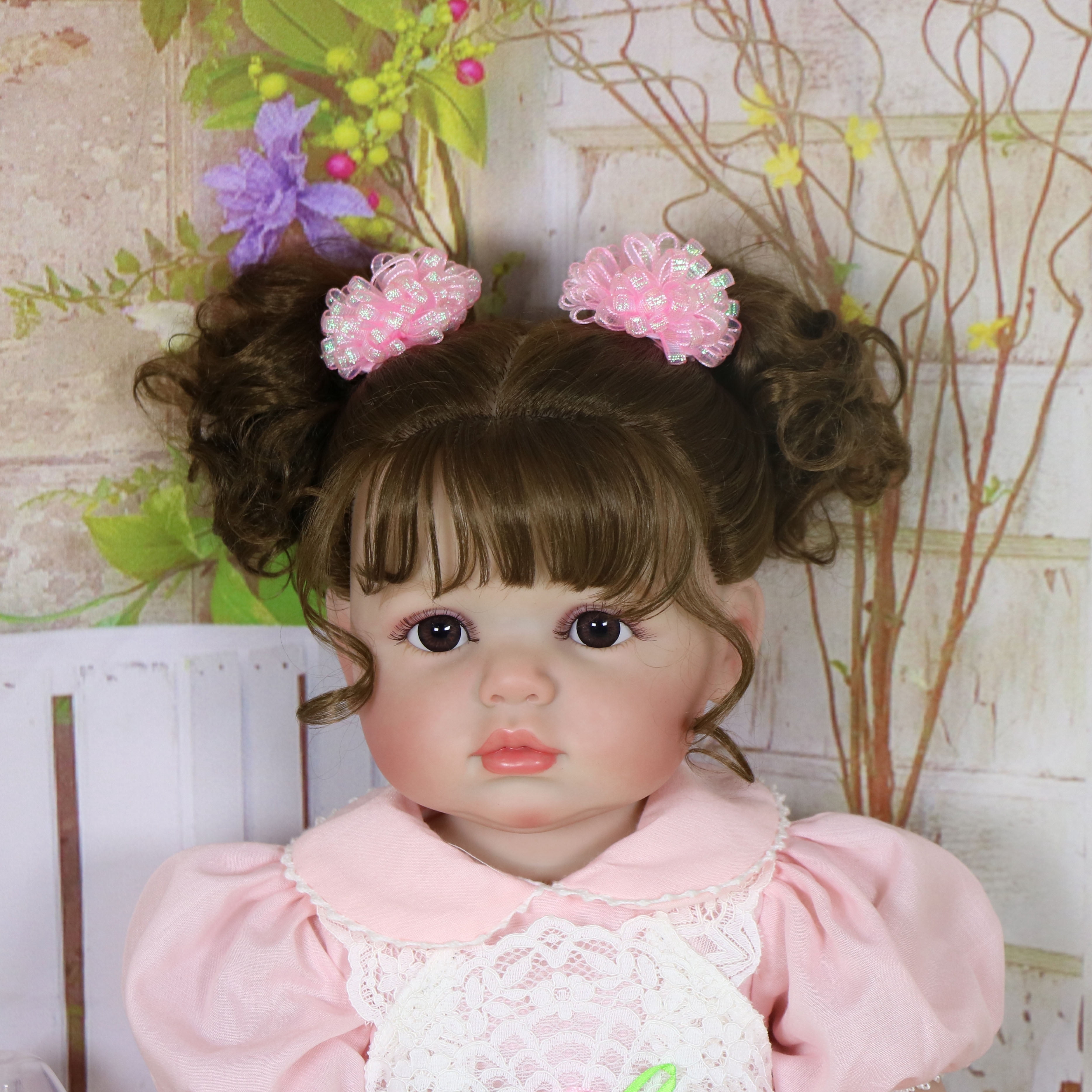 SYP 22 Inch Realistic Reborn Baby Doll - Handmade Silicone Vinyl Toddler Doll With Lifelike Details - View #2