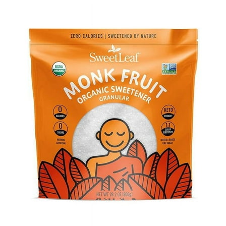 SweetLeaf - Monk Fruit Granular Organic Sweetener - 28.2 oz