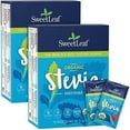 SweetLeaf Organic Stevia Packets Zero Calorie Stevia Powder, No