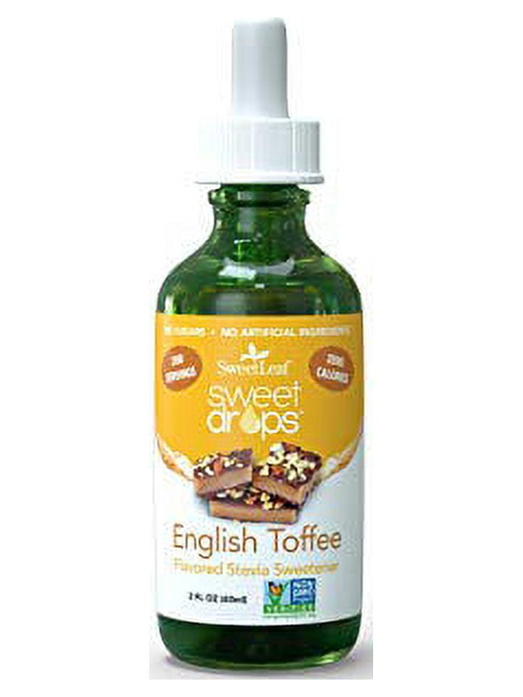 SweetLeaf Sweet Drops English Toffee Liquid Stevia Sweetener English