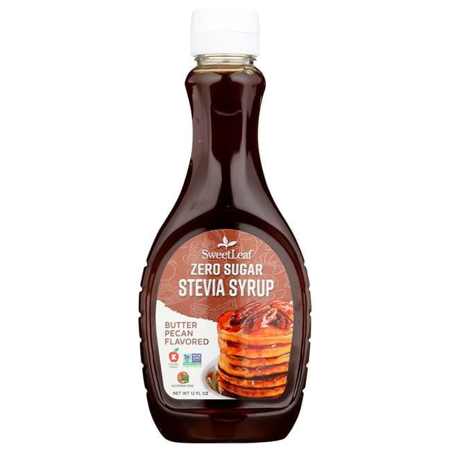 Sweetleaf Stevia KHRM00376866 12 oz Butter Pecan & Stevia Syrup