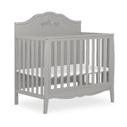 DREAM ON ME Slumber Baby Jasmine 3 in 1 Convertible Mini Crib, Platinum
