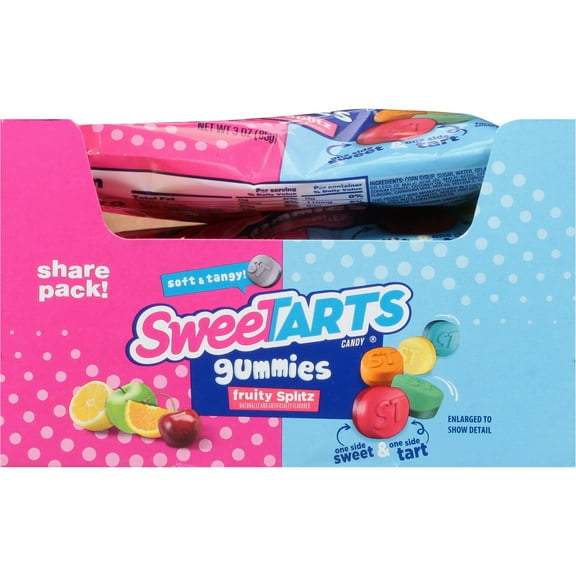 Sweetart Gummies Fruity Splitz 3 oz. Bag