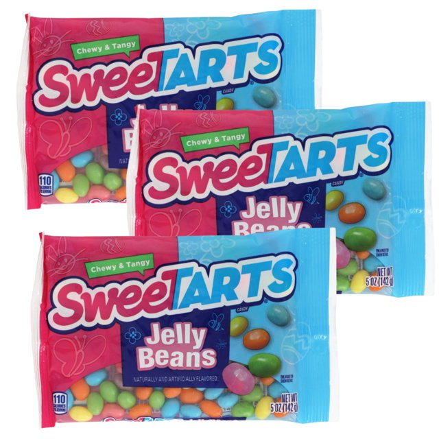 Sweetarts Jelly Beans Candy 5oz Colorful Chewy Sweet Tart Flavor