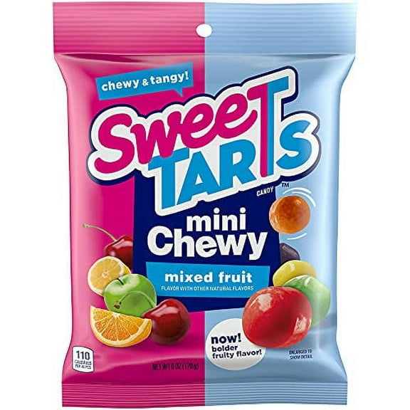 Sweetarts Mini Chewy Candy, 6 oz