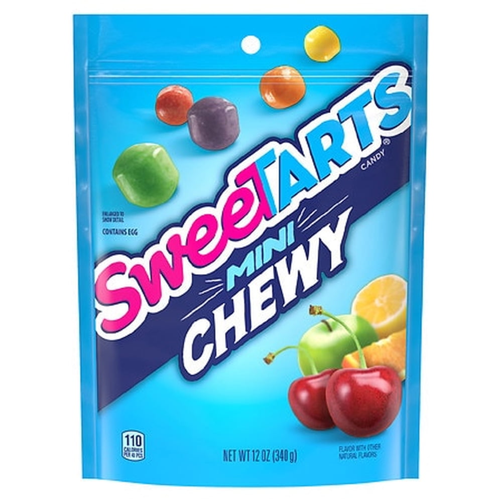 SweeTarts Chewy Sours Candy Rolls: 24-Piece Box