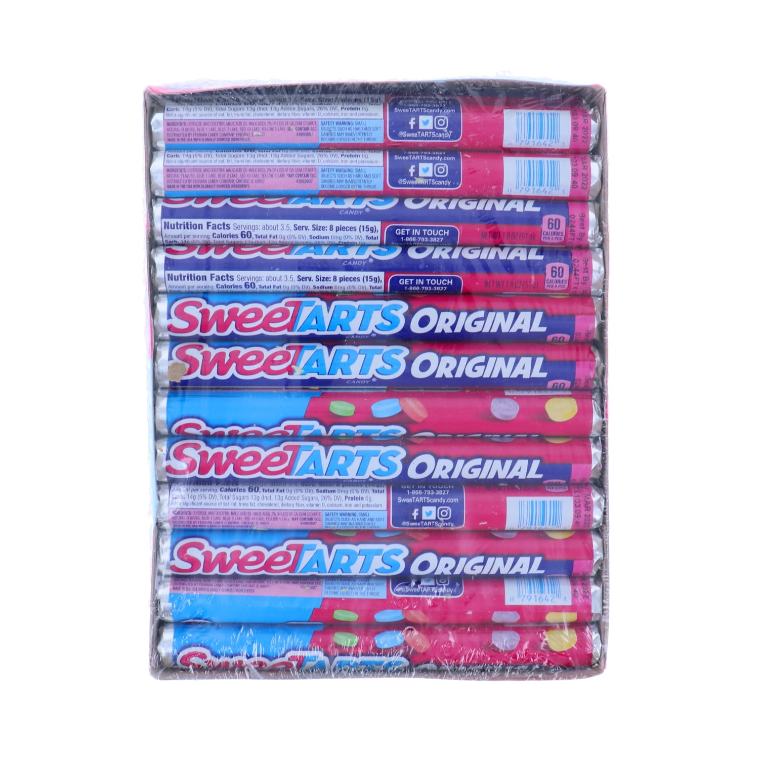 Sweetarts Chewy Sours Candy Rolls