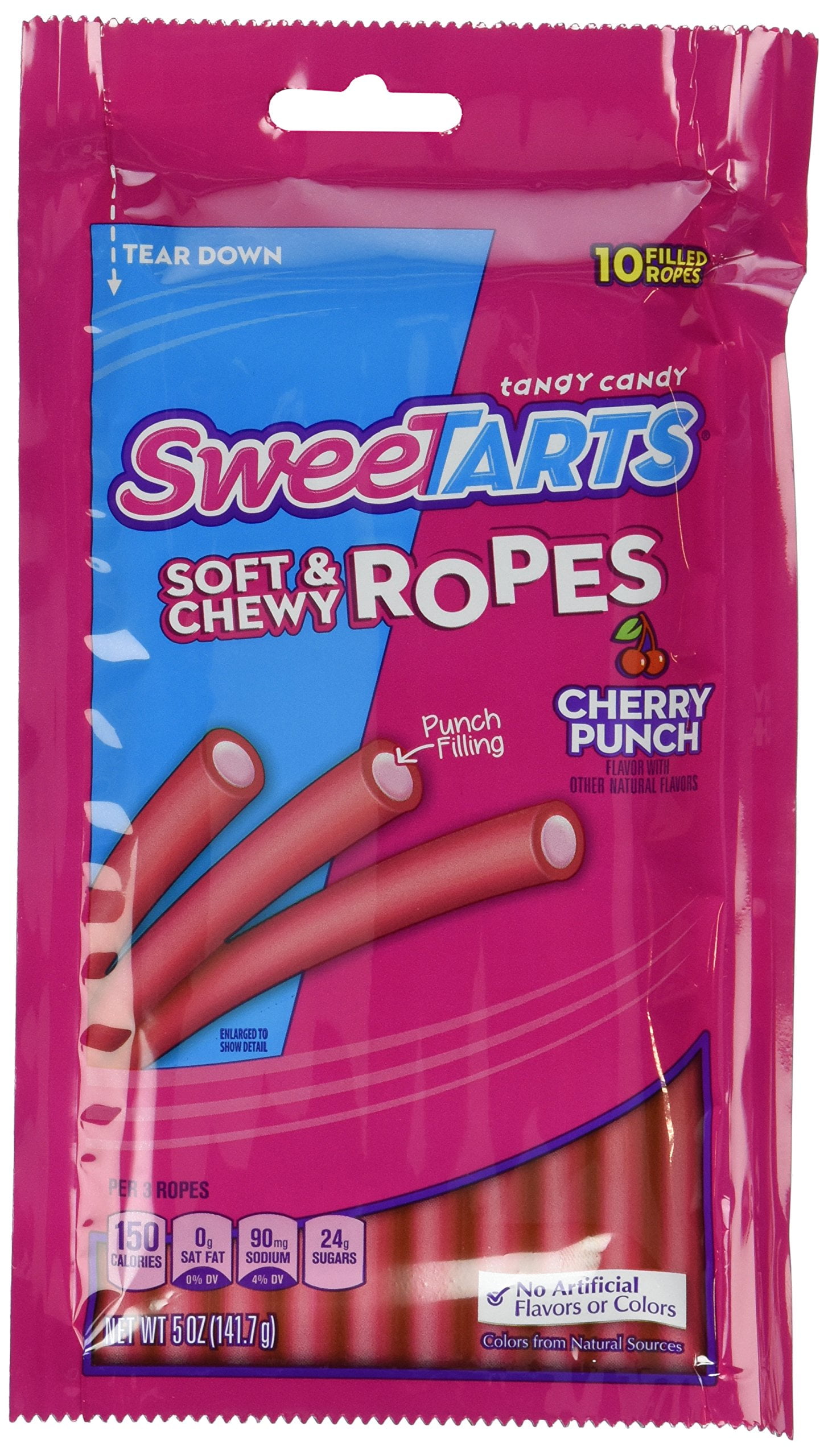Sweetarts Soft and Chewy Ropes Formerly Kazoozles, 5 oz 12 Pack