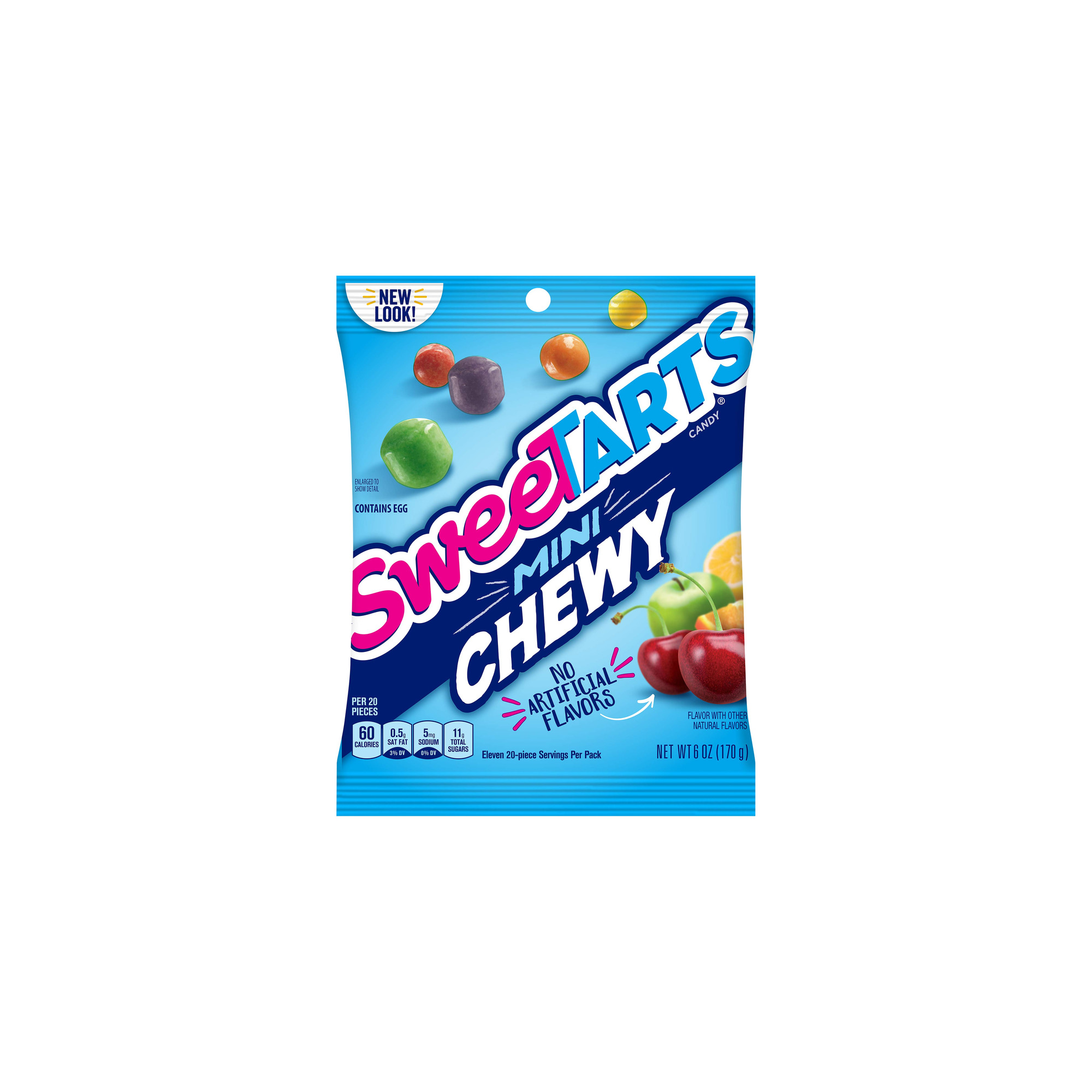 Wonka Sweetarts Caramelo Ácido Masticable Mini 6 Onzas (Paquete de 24)