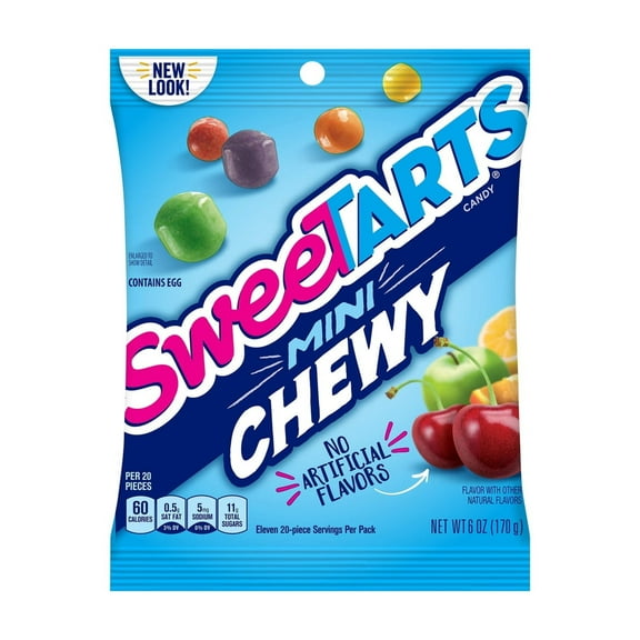 Wonka Sweetarts Tangy Candy Mini Chewy 6 Ounce (Pack of 20)