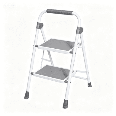 Swelt Ladder Sweetcrispy 2-Step 28-Inch Heavy Duty Steel Step Ladder, Non-Slip ...