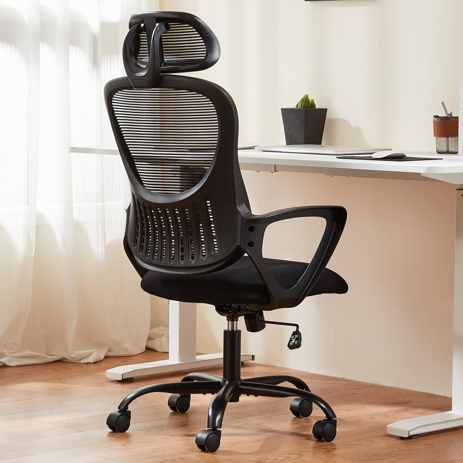 Sweetcrispy Office Computer Desk Chair, Ergonomic HighBack Mesh