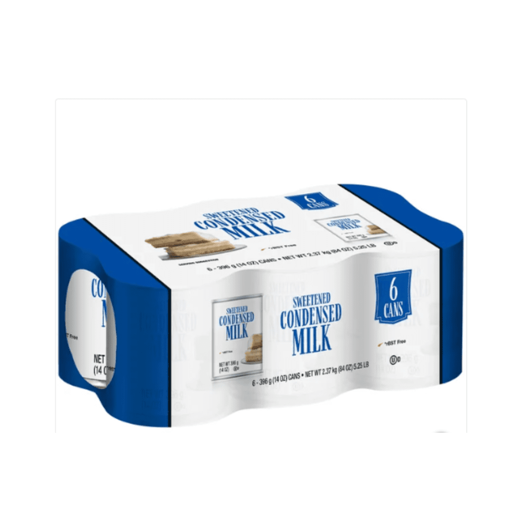 Sweetened Condensed Milk, 14 oz, 6 ct - Sweetened Condensed Milk, Dessert Ingredient, Bulk 6 Pack