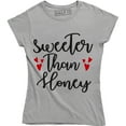 thumbnail image 1 of Sweeter Than Honey Funny Valentines day Slogan Sayings Women's T-Shirt, 1 of 4