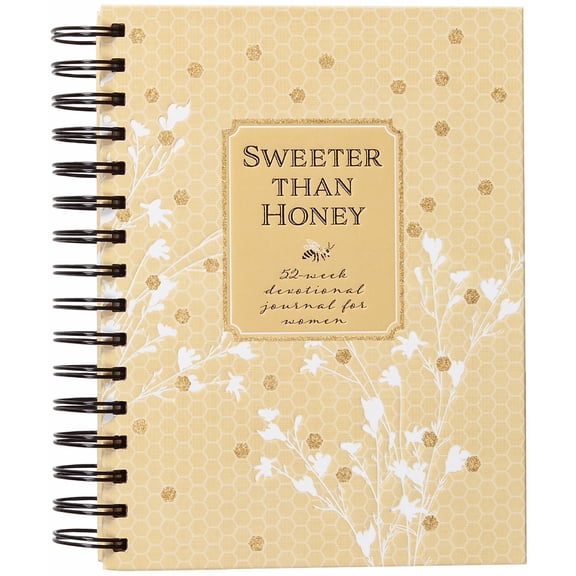 Sweeter Than Honey: 52-Week Devotional Journal for Women (Spiral-Bound)