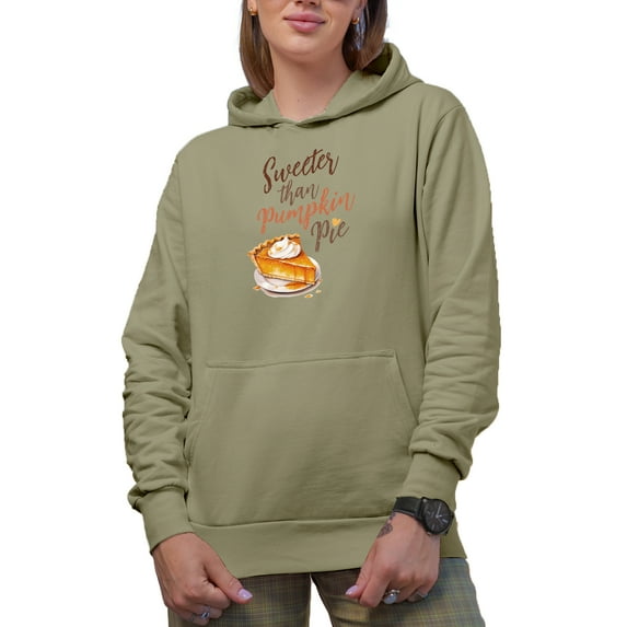 Sweeter Than Pumpkin Pie with Realistic Painting Art Merch Gift, Sand Hooded Sweatshirt or Hoodie, XL