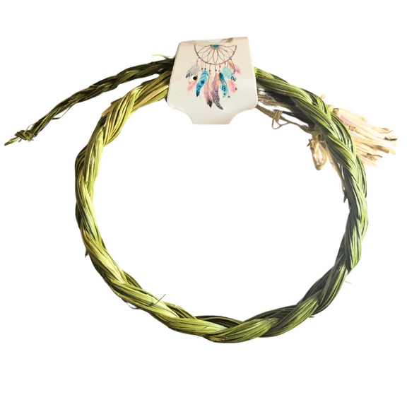 Sweetgrass Braided 24 Sweet Grass for Smudging Organic Natural Sweet Grass Braid for Cleansing, Smudging
