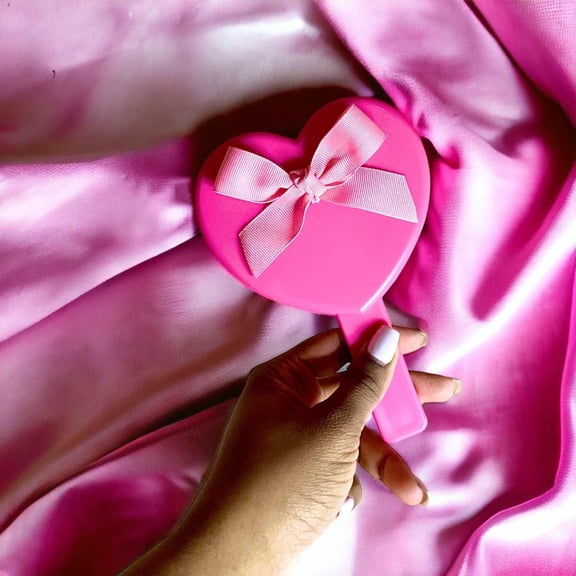 Sweetheart Hand Mirror with Ribbon Bow
