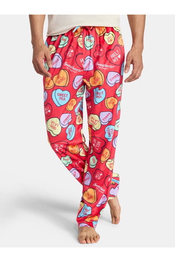 Sweethearts Men's Valentine's Day Sleep Pants, Sizes S-2XL