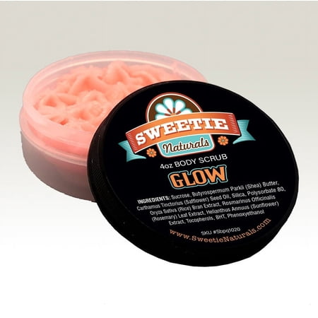 Sweetie Naturals Glow Face Scrub, Made with Natural Ingredients, Paraben Free, All Body Scrub