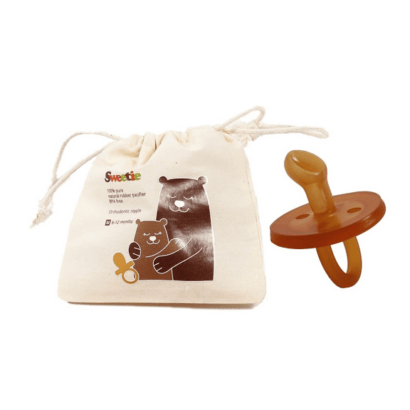 Sweetie Rubber Orthodontic Pacifier 1 Count (Small 0-6)
