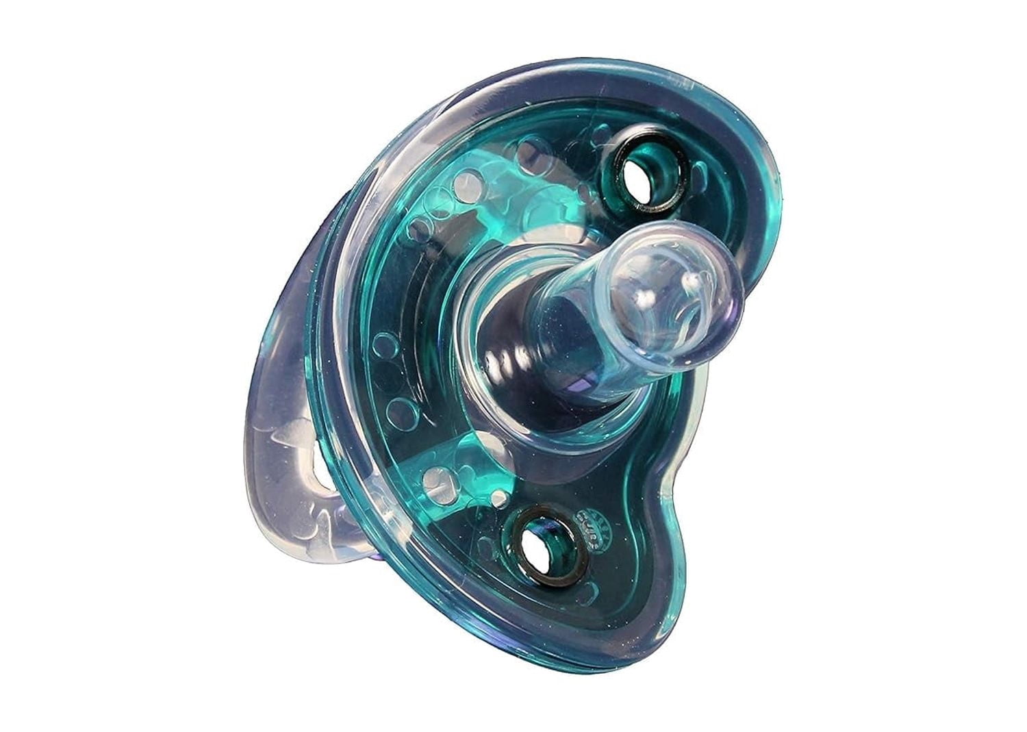 Sweetie Silicone Pacifier Refuser Soother 2 count (Turquoise) - Walmart.com