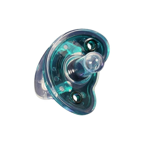 Sweetie Silicone Pacifier Refuser Soother 2 count (Turquoise)