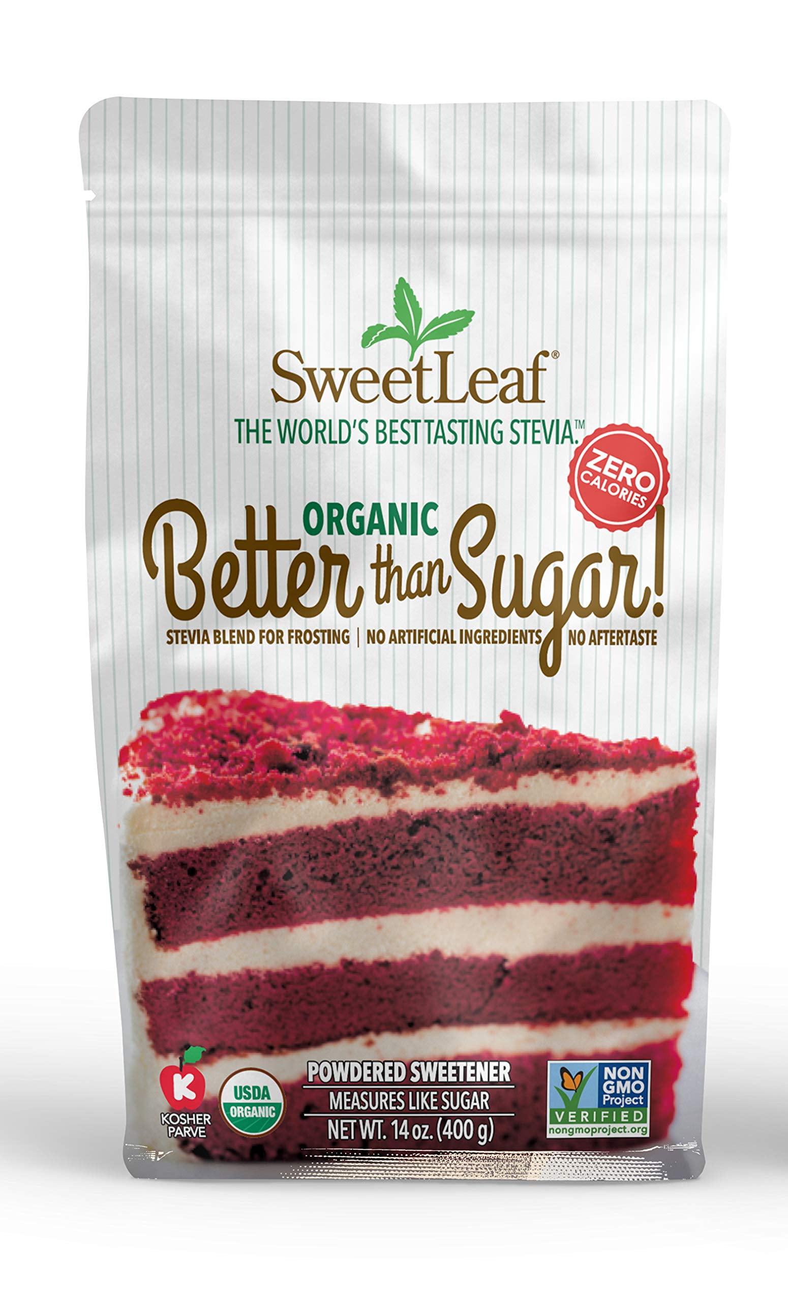 Sweetleaf Better Than Sugar Organic Stevia Powdered Sweetener Blend
