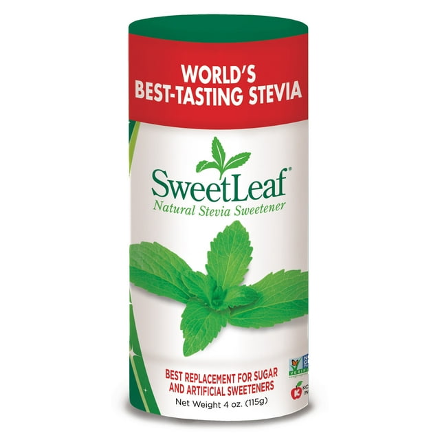Sweetleaf Natural Stevia Sweetener Powder, 4 Ounce Shaker