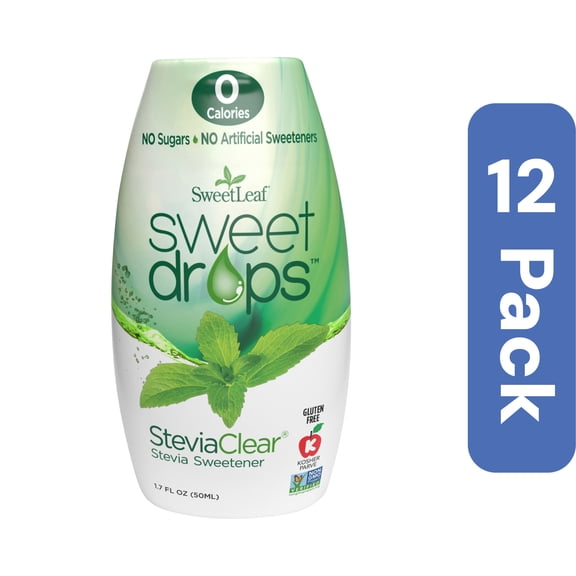 Sweetleaf Stevia Sweet Drop Clear (Pack of 12)