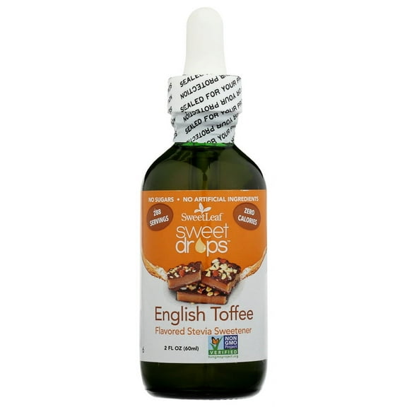 Sweetleaf Sweet Drops, English Toffee Liquid Stevia, 2 Fl. Oz.