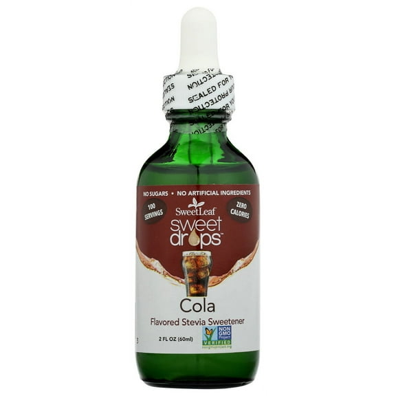 Sweetleaf Sweet Drops Sweetener, Cola, 100 Servings, Pack Of 1
