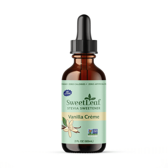 SweetLeaf Liquid Stevia Sweetener Vanilla Crme, 2 fl oz