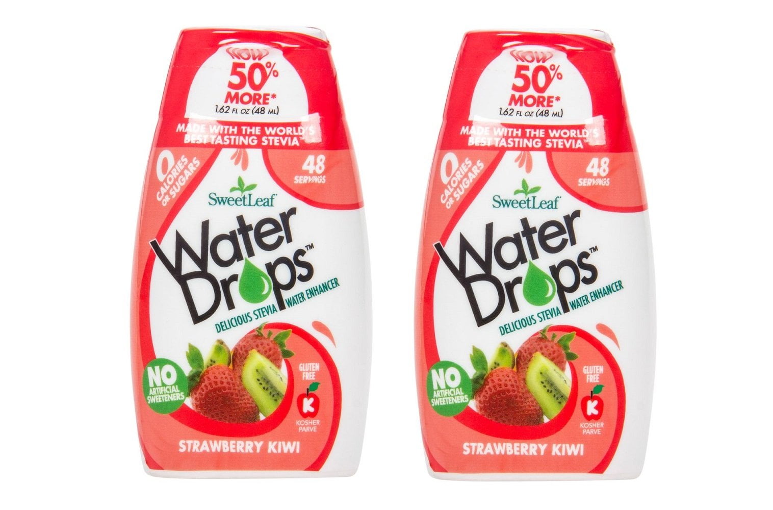 Sweetleaf Water Drops 1.62 Fl.Oz. Strawberry Kiwi (2 Pack)