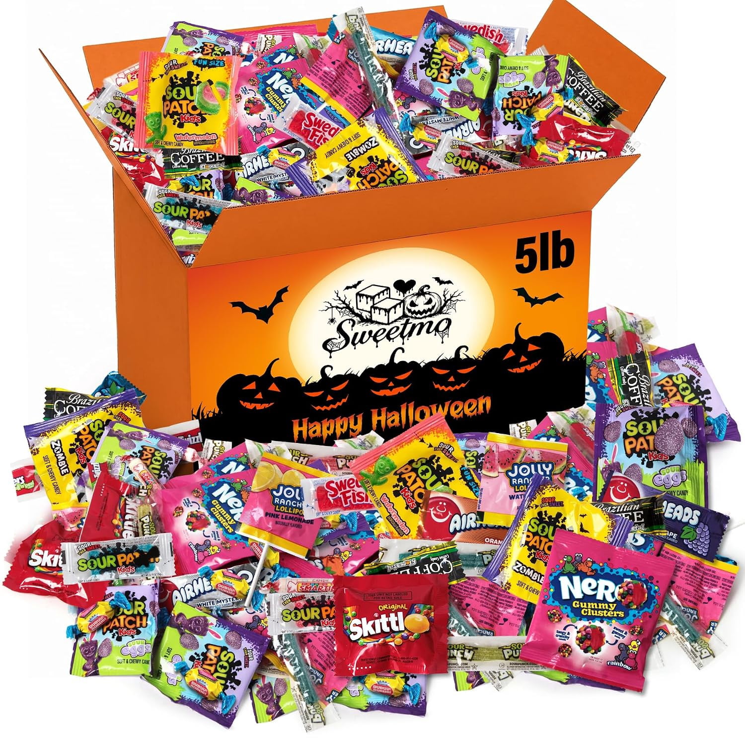 Sweetmo Bulk Candy Individually Wrapped, Candy Variety Pack, 5 Pounds ...