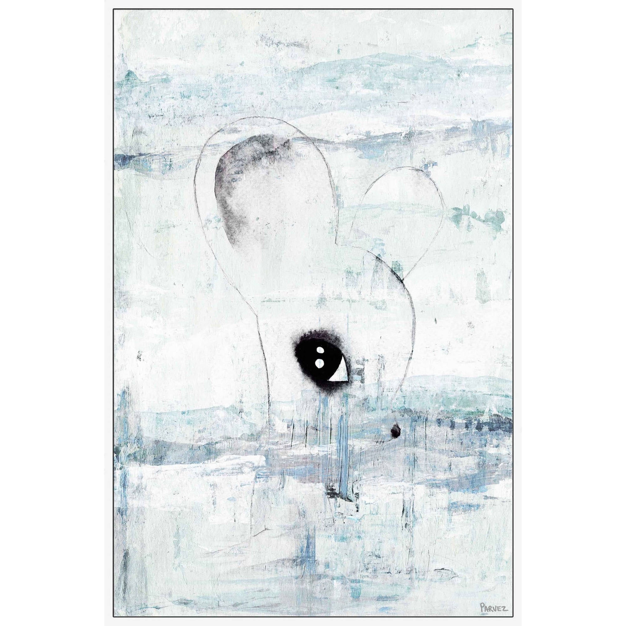 "Sweetness" Floater Framed Painting Print on Canvas