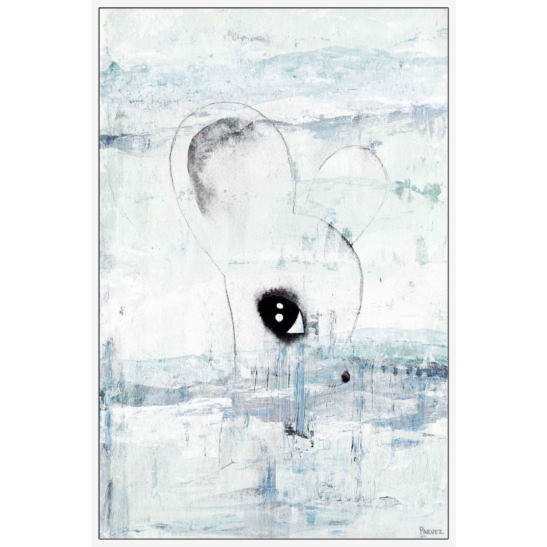 "Sweetness" Floater Framed Painting Print on Canvas