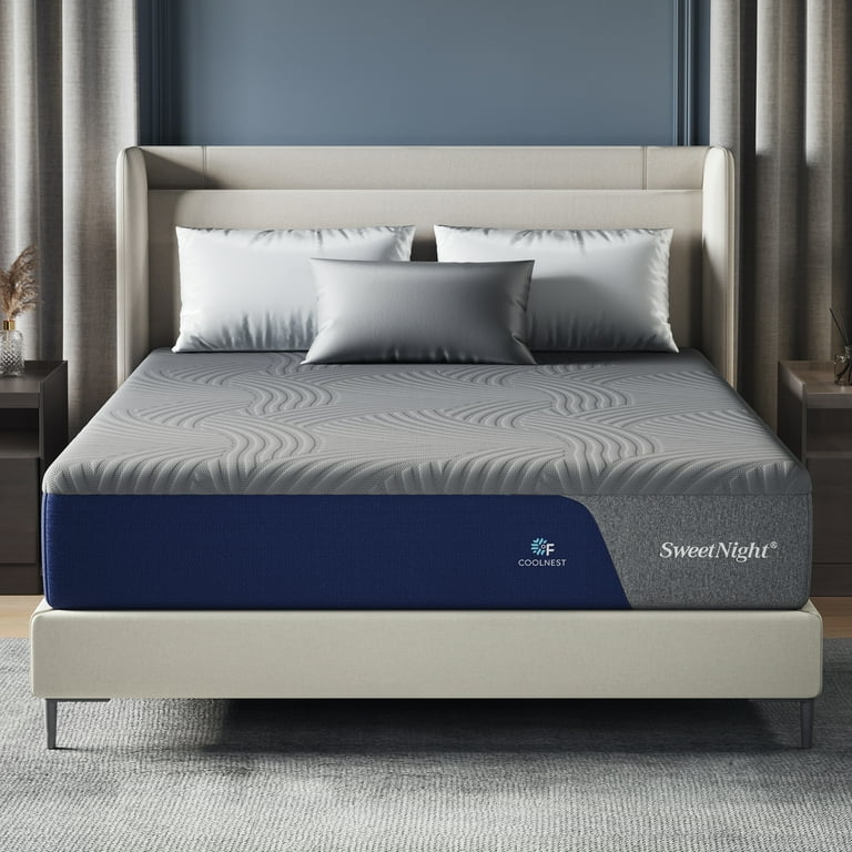 Sweetnight CoolNest 12 inch Queen Medium Gel Memory Foam Mattress