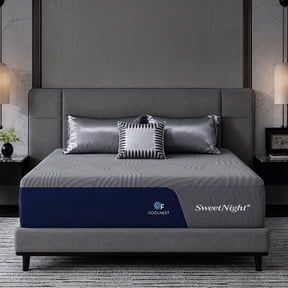 Sweetnight CoolNest® Essential Memory Foam Queen Size Mattress 13 inch Cooling Gel Mattresses in a Box,CertiPUR-US Certified,Scientific Support,Medium
