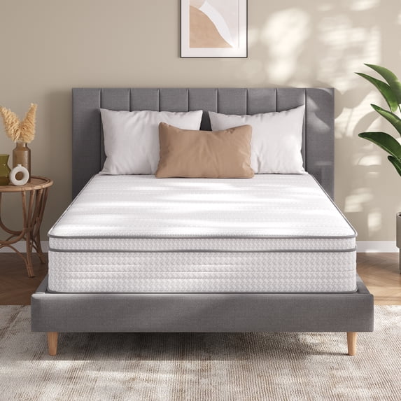 Avenco Luna 10" Full Size Medium Hybrid Support Mattress, CertiPUR-US Motion Isolation Mattress