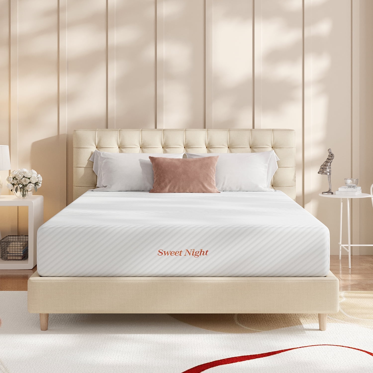 Sweetnight PuritySleep 8'' Adult Gel Memory Foam Mattress, King Size